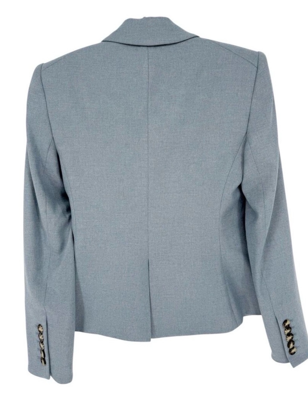 Veronica Beard Powder Blue Tailored Double-Breasted Blazer - Picture 2 of 16
